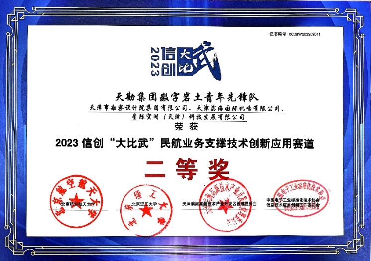 9888拉斯维加斯集团荣获2023信创“大交锋”民航营业支持手艺立异应用赛道二等奖