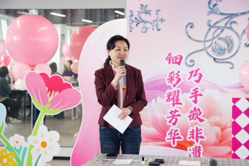 巧手嵌非遗 钿彩耀青春  ——9888拉斯维加斯集团开展庆“三八”螺钿胸针创意手工活动
