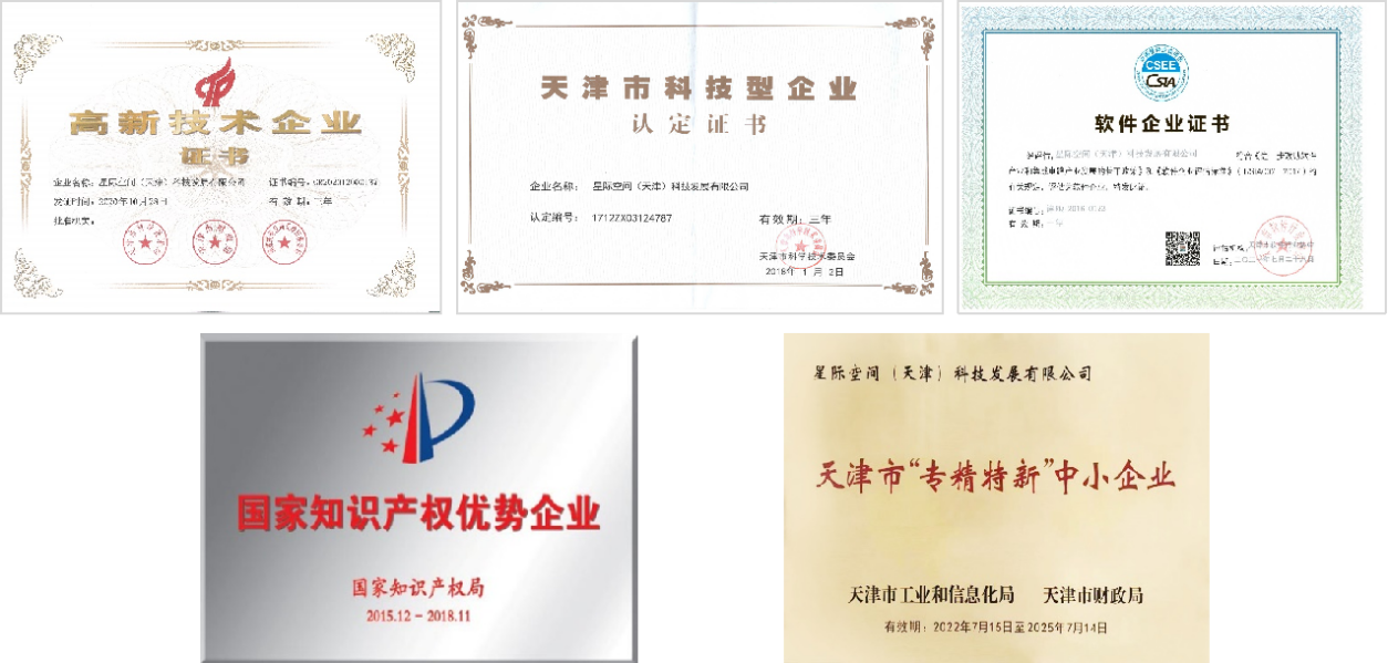科技驱动 立异引领|9888拉斯维加斯集团星际公司荣获天津市信创企业证书  
